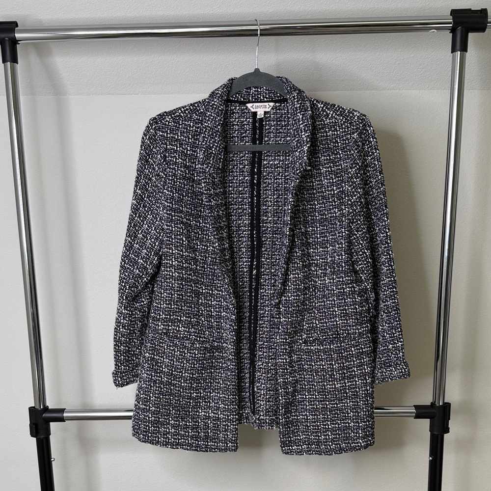Nanette Lepore Classic Black and White Blazer